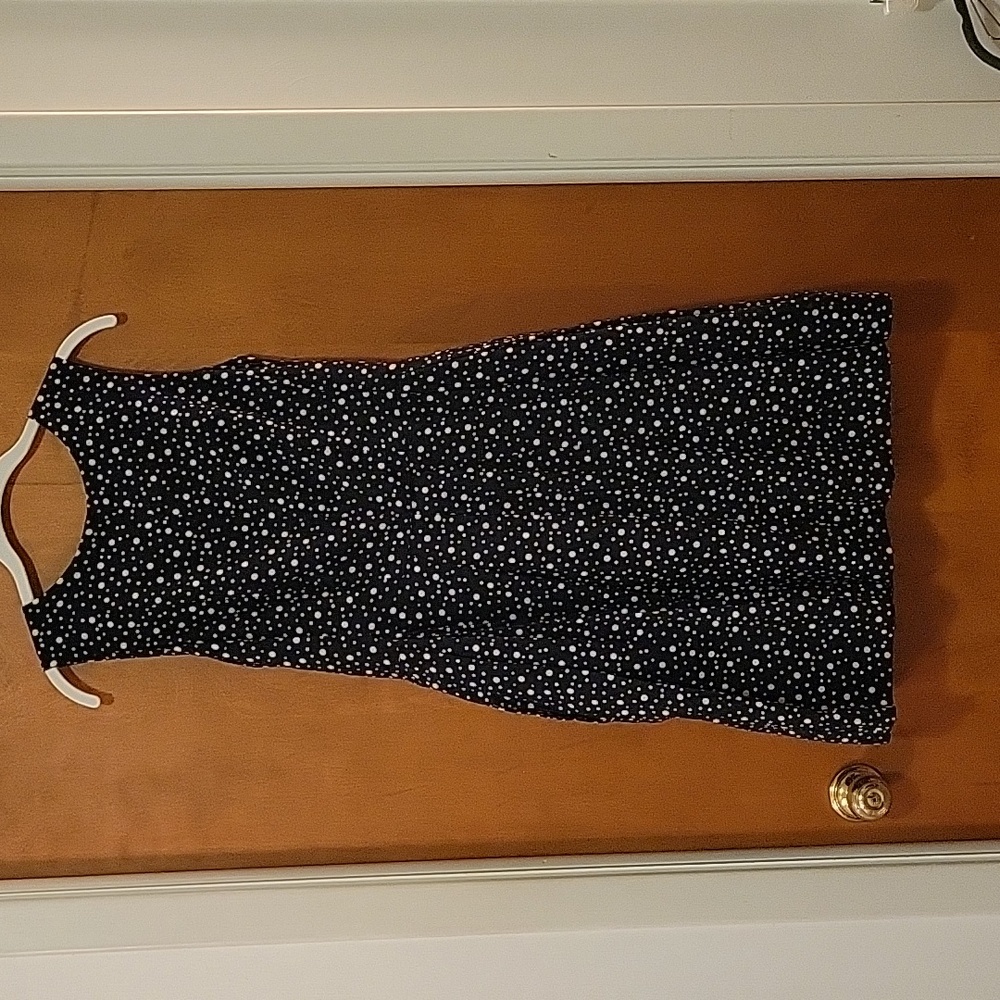 Limited Sleeveless Polka Dot Dress 4